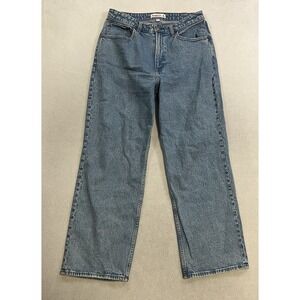 Abercrombie & Fitch The 90s Relaxed Jean High Rise Curve Love Size Women's 30/10